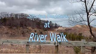 Silurian boulders at River Walk