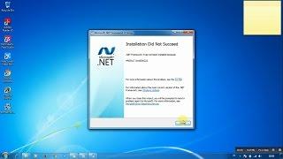 How to Fix Installation Did Not Succeed Net Framework HRESULT 0xc8000222