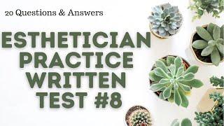 Esthetician Practice Written Test 8