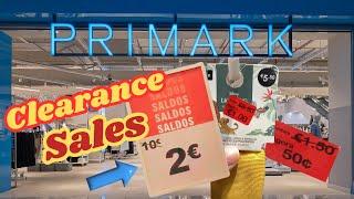 PRIMARK - Winter Clearance Sales - December 2024