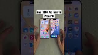 Vivo X200 Pro Mini smart island vs the iPhone #iphone #vivo #vivox200promini #foryou