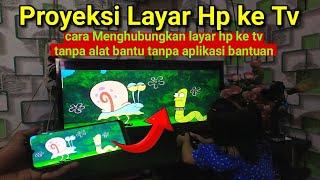 Cara Menampilkan Layar Hp ke tv tanpa alat bantu, tanpa aplikasi bantuan #tvdigital #smarttv