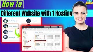 How to add multiple domain website with one hosting 2024 | Host Multi website