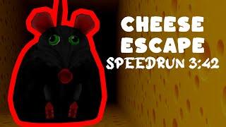 Roblox Cheese Escape Speedrun 3:42 Solo