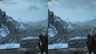 Magpie FSR Witcher 3 FPS test