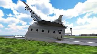 Turbo Lines Flight 346 - Crash Animation
