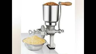 Manual Cast Iron Corn Grinder Flour Mill with Clamp on Table Use