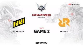 Natus Vincere vs RRQ Hoshi GAME 2 MPL ID S15 | NAVI vs RRQ ESPORTSTV