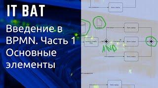 Введение в BPMN. Часть 1. Основные элементы