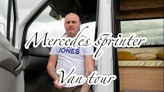 Mercedes sprinter SELF Build VAN TOUR