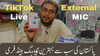 Gaming Earphones With External Mic | For TikTok Live 