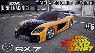 CarX Drift Racing 2 | Tokyo Drift Han's Mazda RX 7 (Timelapse Build Tutorial) #6