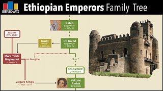 Ethiopian Emperors Family Tree (Solomonic Dynasty) | feat. From Nothing