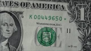 $1 STAR NOTE FOUND low print run star bill found hiding in $100 bank strap