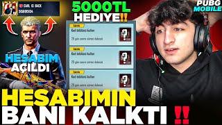 HESABIMIN BANI KALKTI! MESAJ KUTUMA 5.000TL LİK HEDİYE GELDİ!  - PUBG Mobile