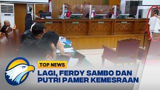 Momen Ferdy Sambo dan Putri Candrawathi Pamer Kemesraan di Persidangan