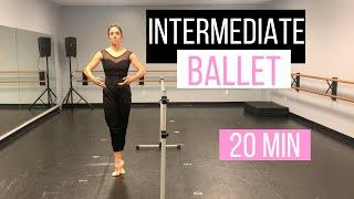 Intermediate Ballet Barre Follow Along│20 Minute Ballet Barre