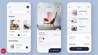 Flutter Furniture Shopping App UI || A Modern and Intuitive Design || Speed Code || Flutter Tutorial