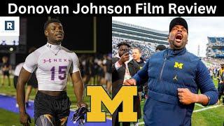 Donovan Johnson Commits To Michigan | Michigan Football Recruiting News