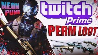 Warface Twitch Prime loot - Free permanent Neon Punk weapons