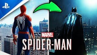 Transforming Spider-Man New York into Gotham City Batman with MODS - Spider-Man PC MODS