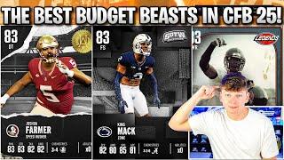 THE BEST BUDGET BEASTS YOU NEED IN CFB 25! BEST CHEAP CARDS!