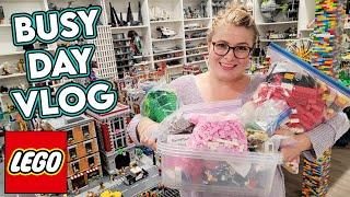 Bulk Parts, LEGO Store, Behind the Scenes DAY VLOG