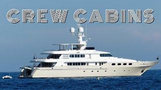 Tour Inside Super Yacht Crew Cabins // Crew Accommodation