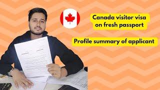 Canada Visitor Visa Approved on Fresh Passport | Canada visitor visa update 2024