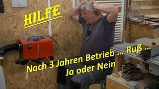 Nach 3 Jahren China Dieselheizung in Betrieb .... Ruß ja oder nein