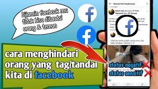 cara agar facebook tidak bisa ditandai orang lain