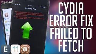 How To Fix Cydia Error Failed to Fetch & Index Files iOS 11 - 11.4.1 Electra Jailbreak iPhone iPad