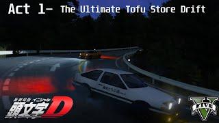 GTA V Remake  - Initial D AE86 VS FD | The Ultimate Tofu Store Drift!