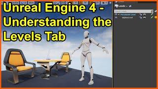 Unreal Engine: Understanding Maps, Levels, and Sublevels using the Levels Tab.