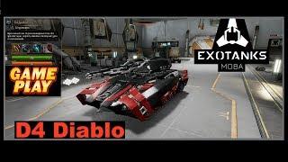 ExoTanks MOBA ▶ Gameplay  Tank D4 Diablo (D4 Диабло)