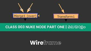 Nuke Merge Node & Transform Node full explained [മലയാളം] || Nuke tutorial ||