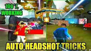 Auto headshot trick aim lock headshot | 100 '/' working trick | free fire tips and tricks ?