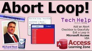 Add an Abort Checkbox to Gracefully Exit a Loop in Microsoft Access VBA
