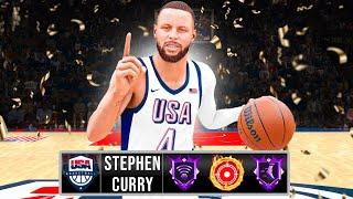 Team USA Stephen Curry BUILD is DOMINATING on NBA 2K24!