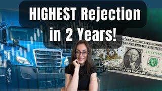 Trucking and Freight Market July 3, 2024: Highest Rejection in 2 Years?!
