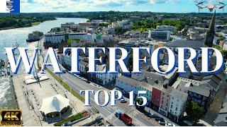 Waterford Ireland - See Waterford City in 7 Minutes - 4K Drone Guide Tour Vlog - TOP 15 Things to Do