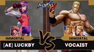 KOFXV️A.E LUCKBY (Athena/Shermie/O.Shermie) vs VOCAIST (Ryo/Geese/Beni)️Replay Match - 03/08/24