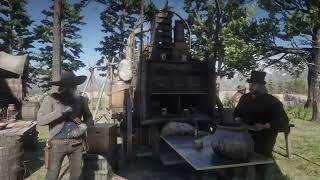 Rare Interaction Pearson Tells Javier About Watsons Cabin - Red Dead Redemption 2