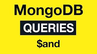 08 MongoDB Queries - $and Operator