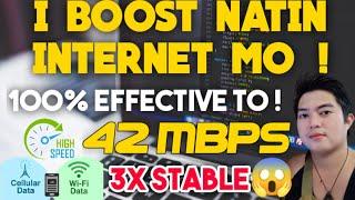 PAANO PABILISIN ANG INTERNET CONNECTION MO ! MOBILE DATA & WIFI BOOSTER ! 100% EFFECTIVE TO !