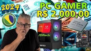 PC Gamer de 2000 REIAS !!! No Brasil  Com Garantia  Com Qualidade  CUSTO x BENEFÍCIO de Verdade