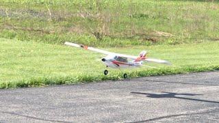 E flite Apprentice FULL FLIGHT WITH BEAUTIFUL LANDINGS!!!