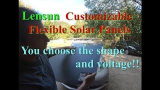 Custom Flexible Solar Panels by Lensun