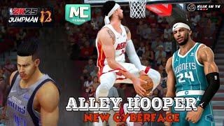 MC ALLEY HOOPER | VERTICAL HYPER DUNKER | NEW CYBERFACE [MyCareer] on NBA2K25 JUMPMAN 12 