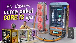 @606- GOKILLLL nih !!! Custom PC POM BENSIN pake AIO liquid cooler | Thermaltake MOOD